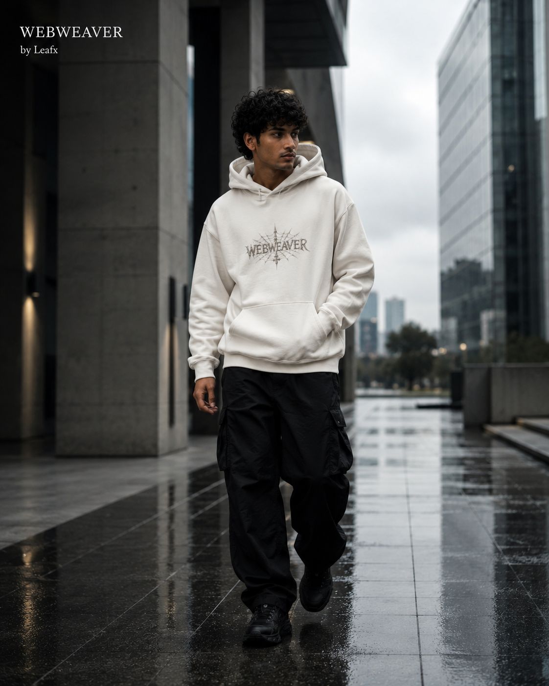WEBWEAVER Hoodie | Warm Ivory