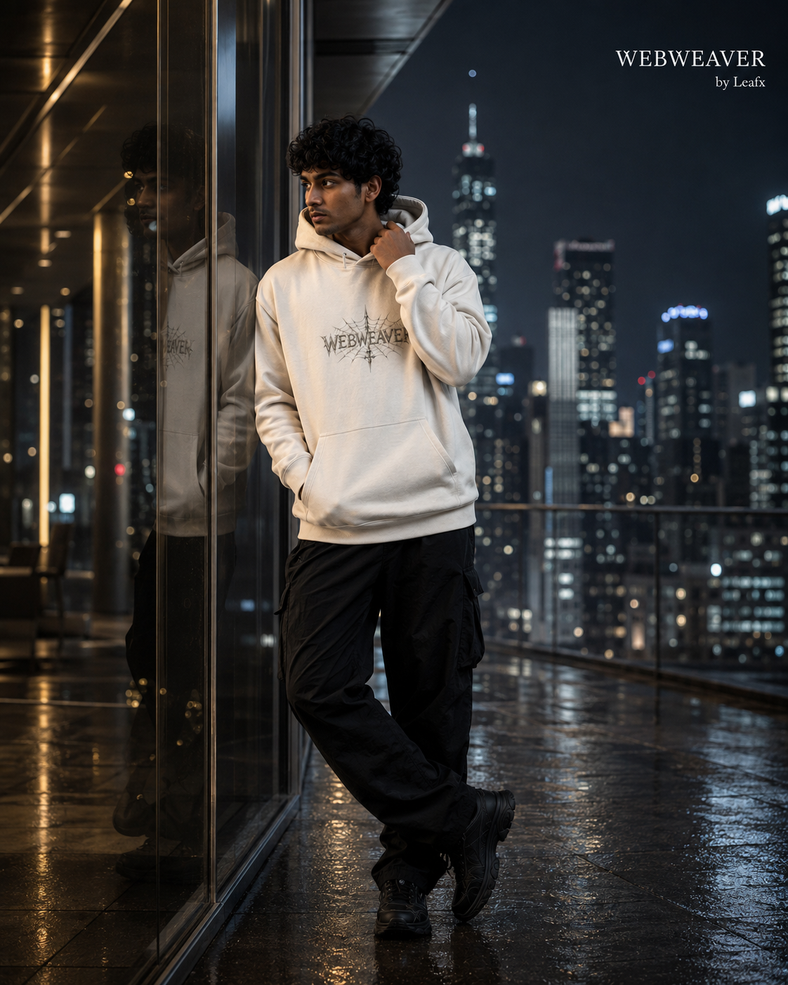 WEBWEAVER Hoodie | Warm Ivory
