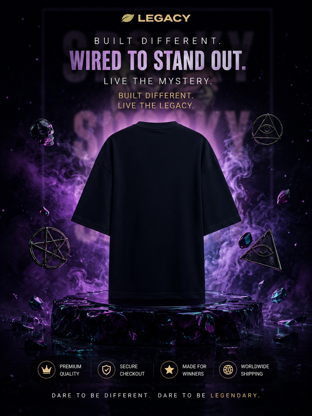 SPOOKY SOUL — Midnight Echo Tee