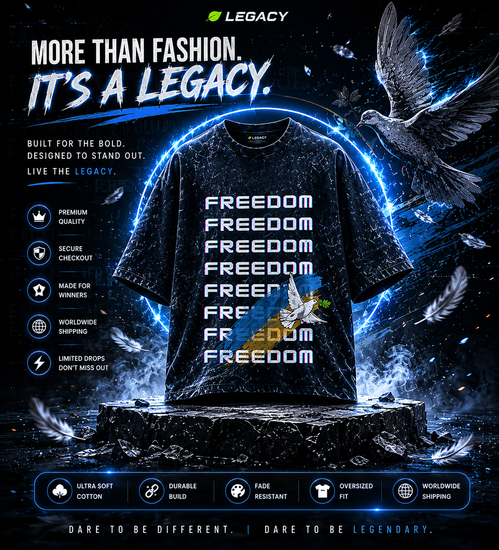 FREEDOM Vintage Acid wash Tee – Retro Cyber Dove Streetwear