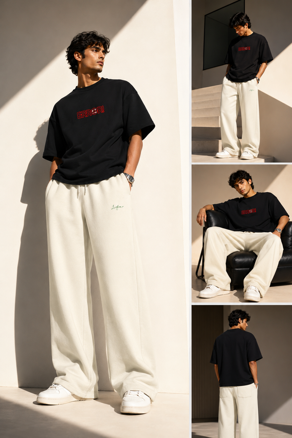 Signature Baggy Sweatpants – Ivory White
