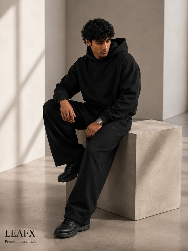 Signature Baggy Sweatpants – Matte Black