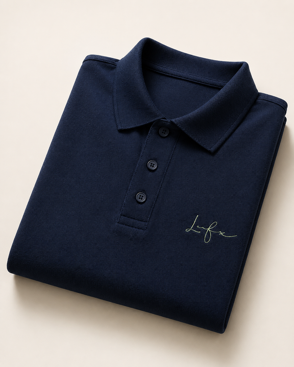 Leafx Signature Polo – Wear the Mark of Confidence [ROYAL BLUE]
