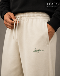 Signature Baggy Sweatpants – Ivory White