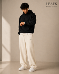 Signature Baggy Sweatpants – Ivory White