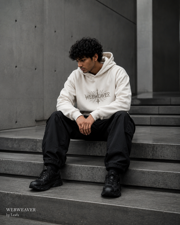WEBWEAVER Hoodie | Warm Ivory