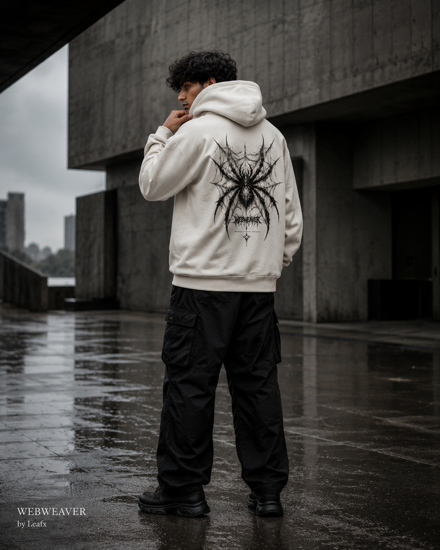 WEBWEAVER Hoodie | Warm Ivory
